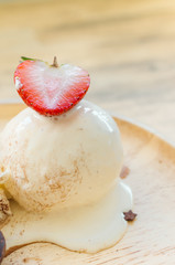 Closeup Strawberry fruit