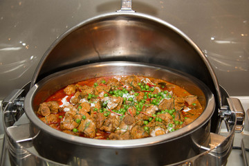 Thai food pork mussaman curry