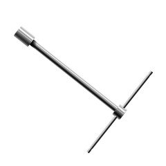Socket wrench. Vector illustration of realistic socket wrench on
