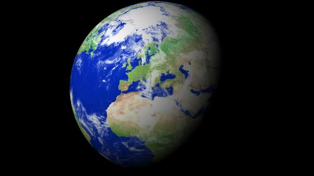 4K Earth Zoom: Athens - Greece