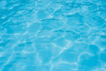 Fototapeta na wymiar Blue swimming pool  background