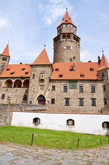 Old medieval castle Bouzov, Czech Republic, Europe