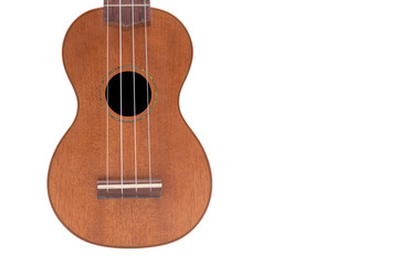 Obraz premium Ukulele hawaiian guitar isolated on white background