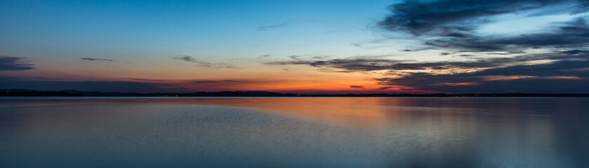 Obraz premium abenstimmung am chiemsee