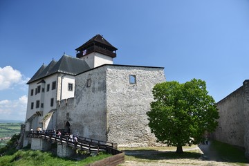 Trencin Castle, Europe-Slovak Republic. Beautiful old architecture.