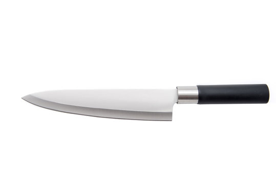 Kitchen knife isolated on a white background