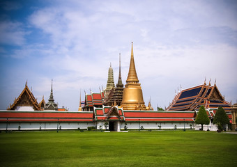 Grand palace and Wat phra keaw at bangkok, Thailand