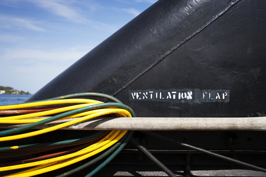 Close up of boat's name