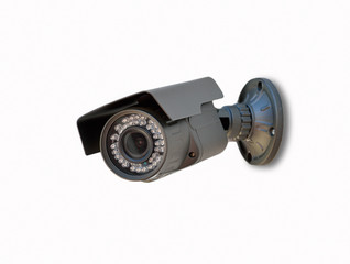 security camera isolated