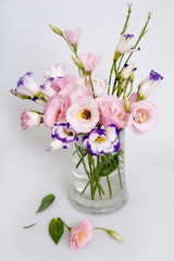 fresh flower bouquet in a vase