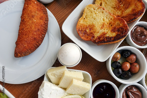 Traditional Rich Turkish Breakfast