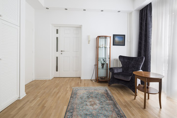 Fototapeta premium Beautiful and cozy living room in the apartment
