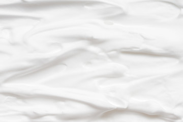 White foam background texture.