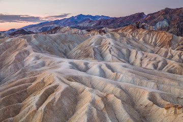 Sunrise at Zabriskie Point in Death Valley National Park, California, USA