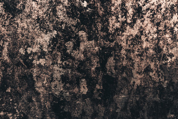 Abstract corroded black wallpaper grunge background iron rusty artistic wall peeling paint