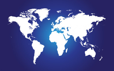 Obraz na płótnie Canvas world map infographic