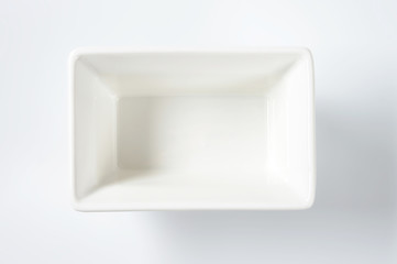 deep rectangular dish