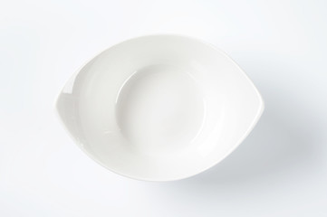 modern deep white bowl