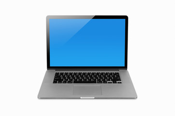 Fototapeta premium laptop isolated.