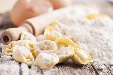 Raw tortellini 