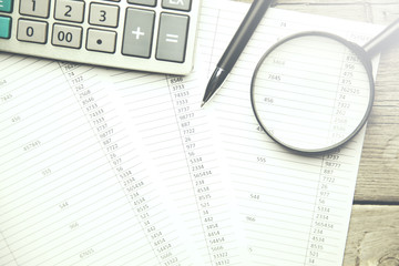 business concept on working table