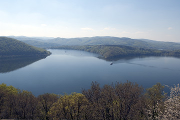 Edersee, Waldeck, Panorama, Ederstausee, Ferienregion