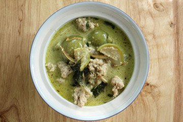 Thai green curry
