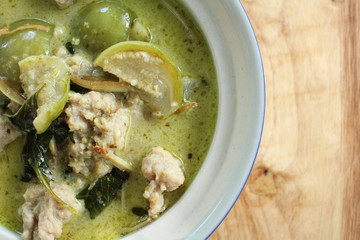Thai green curry