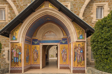 May 29, 2014: Photo of Kykkos monastery. Cyprus.