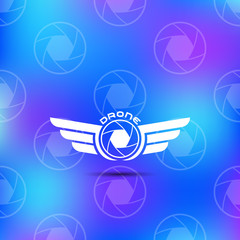 Quadrocopter business icon