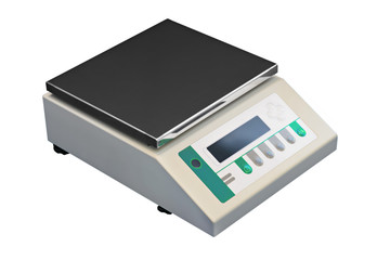 Electronic laboratory scales.