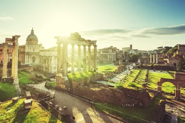 Foto auf Leinwand Roman ruins in Rome, Italy © Iakov Kalinin