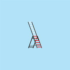 Ladder. Vector icon.