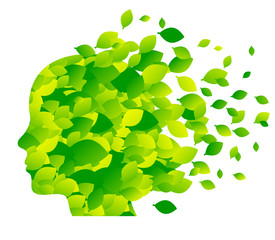 testa, foglie, natura, ecosistema, orto dinamico