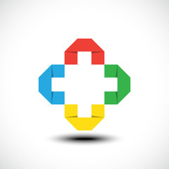 Business abstract icon.Vector illustration