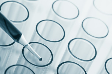 science laboratory test tubes , laboratory equipment