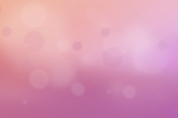 pink and orange colorful abstract background with bokeh light