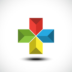 Fototapeta premium Business abstract icon.Vector illustration