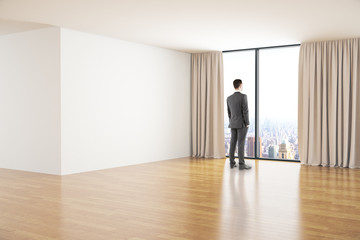 Fototapeta premium Businessman in room