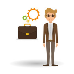 Employment design. Human resources  icon. Isolated illustration