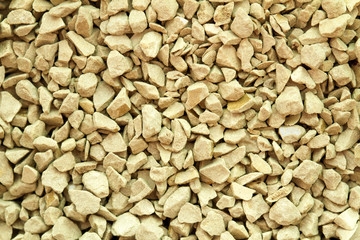 Granules of instant coffee background