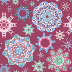 Mandala seamless pattern