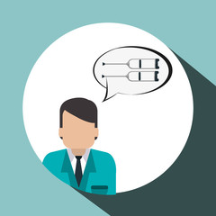 Medical care design. Health care icon. Flat illustration, vector