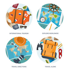 Travel and tourism. Flat style. World, earth map. Globe. Trip, tour,journey,summer holidays. Travelling, exploring worldwide. Adventure,expedition. Table,workplace. Traveler. Navigation or route