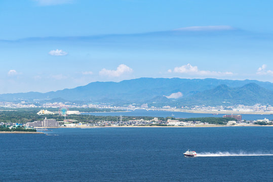 Fototapeta 能古島からの景色、博多湾