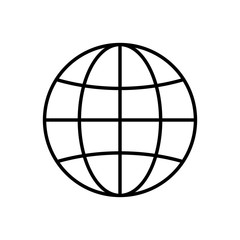 planet earth icon , vector