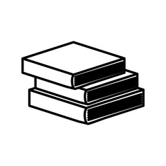 Pile of books , vector