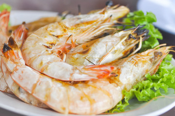 grilled shrimp dish
