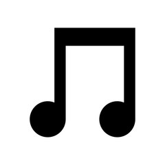 Music note icon , vector