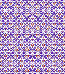 Iznik Tile Seamless Pattern